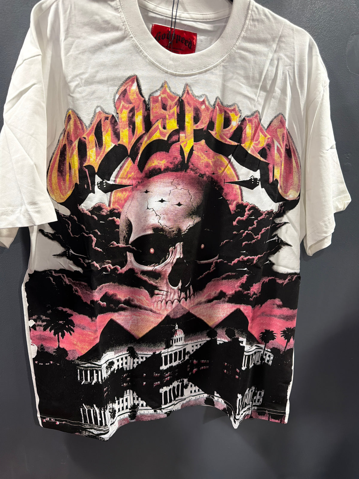 Godspeed skull Pink