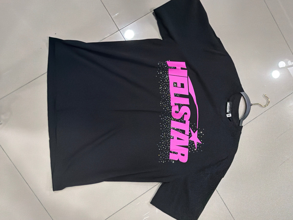 Hellstar negra rosa brillo