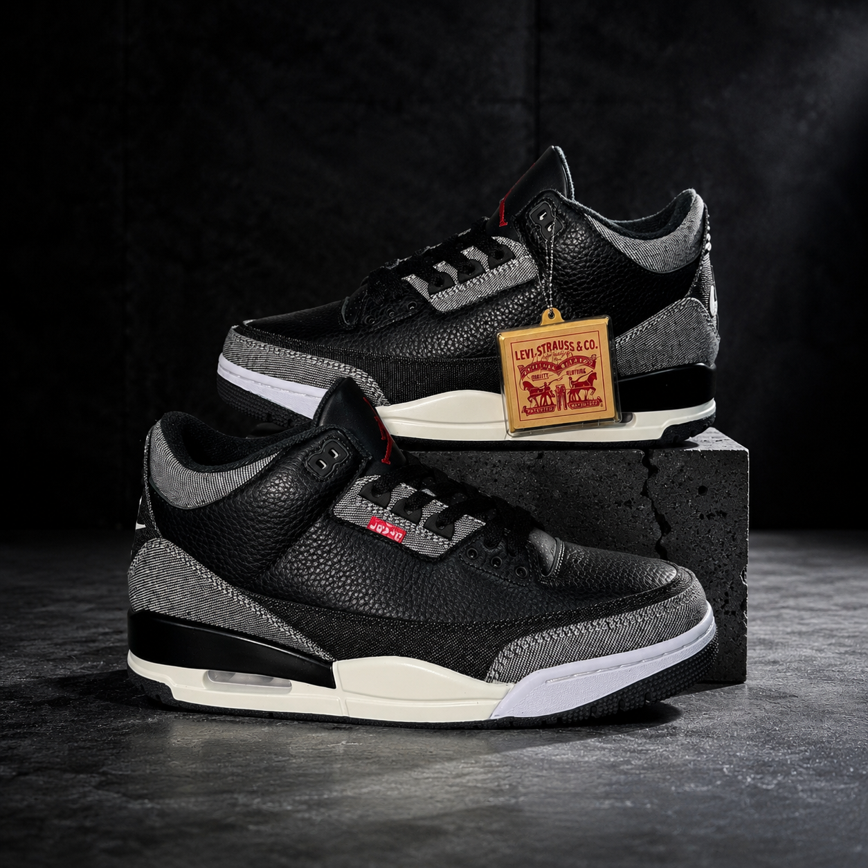 Jordan 3 Levi’s Black