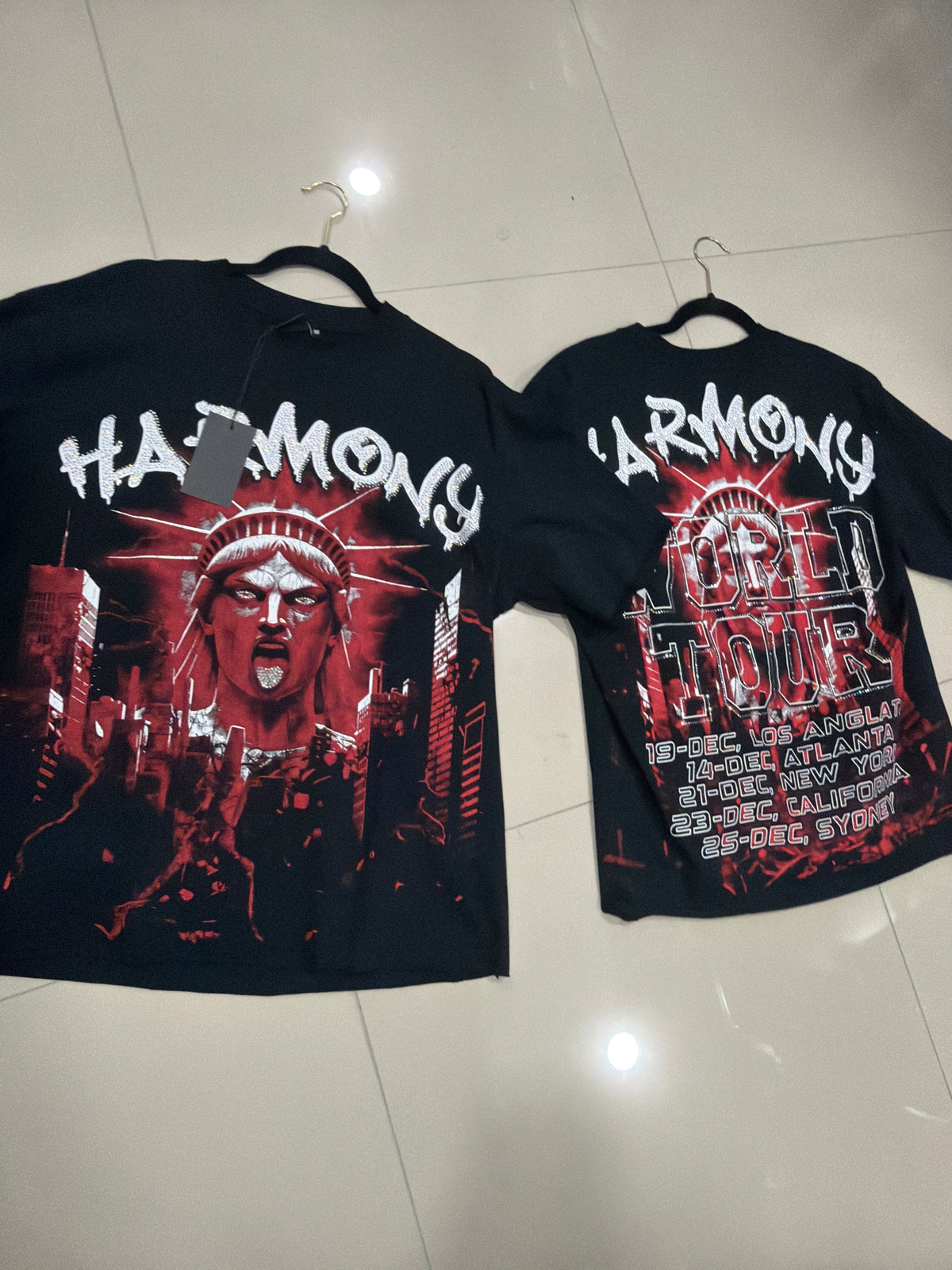 Harmony black red