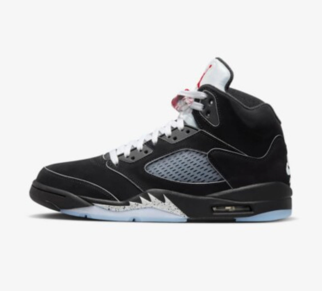 Jordan retro 5 Black Metalic (A LA MANO)