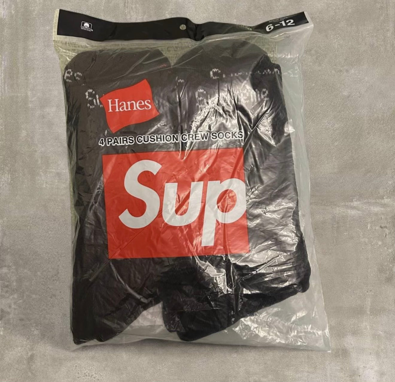 Medias Supreme Negras 2 pares