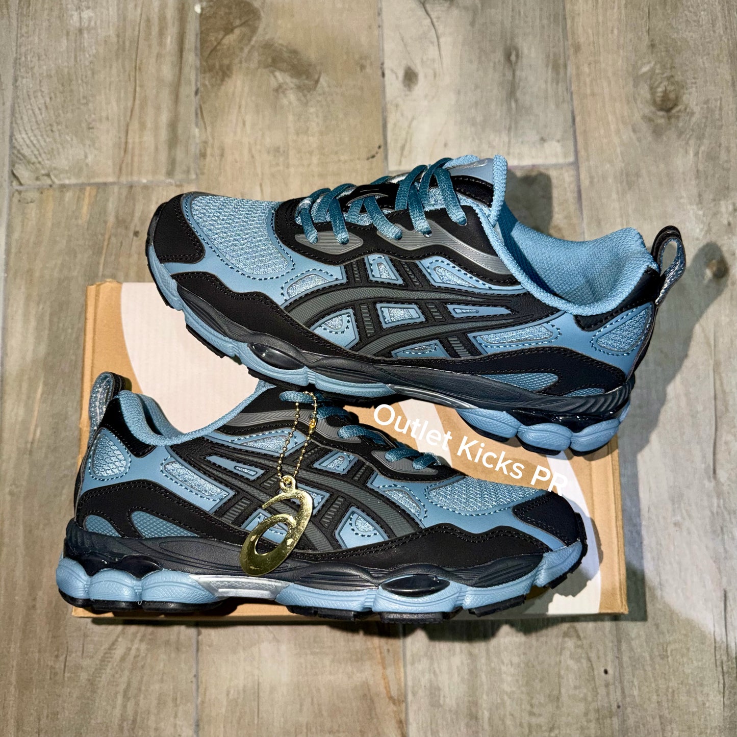 Asics gel ny blue black 2026