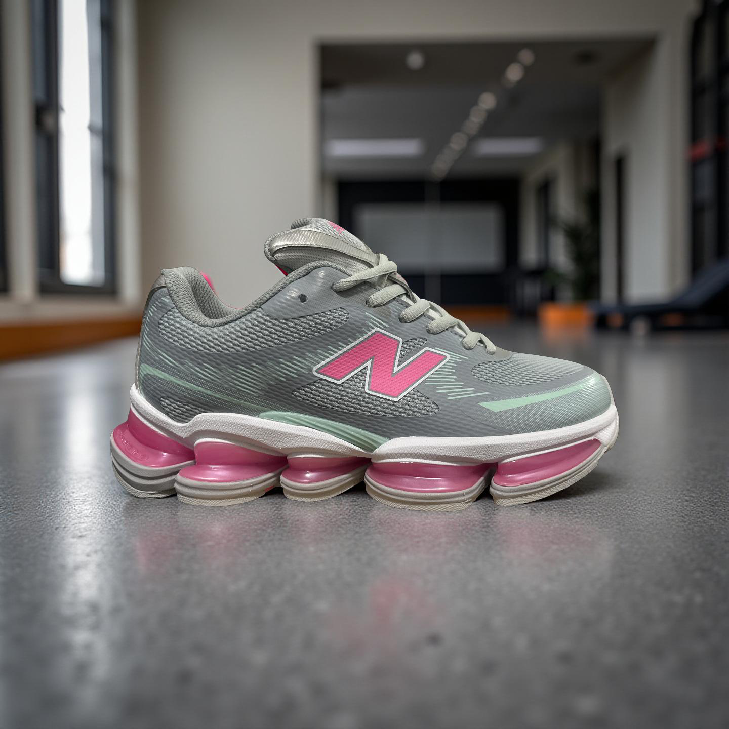 New Balance 2000 Rosa, verde blanco (A LA MANO)
