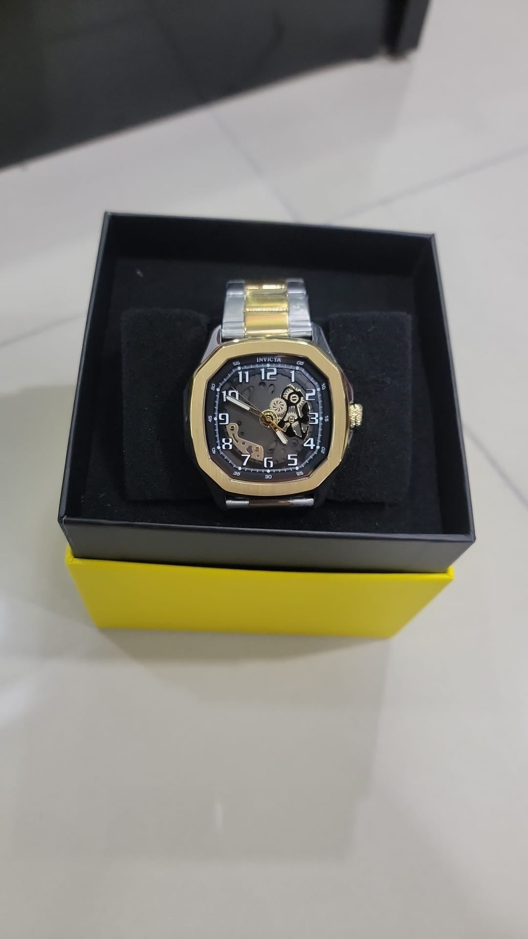 Reloj Invicta Bicolor Skeleton Original