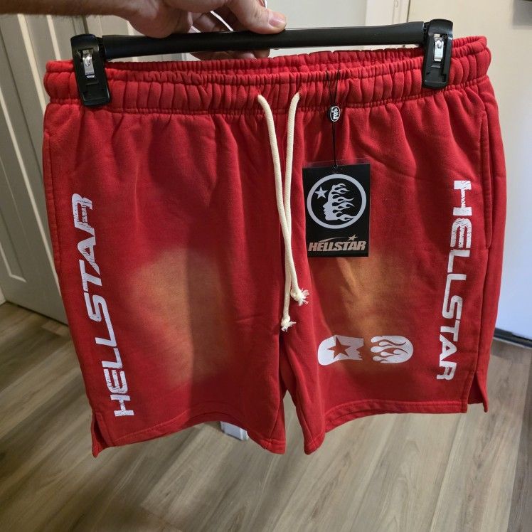 Shorts Hellstar Red White