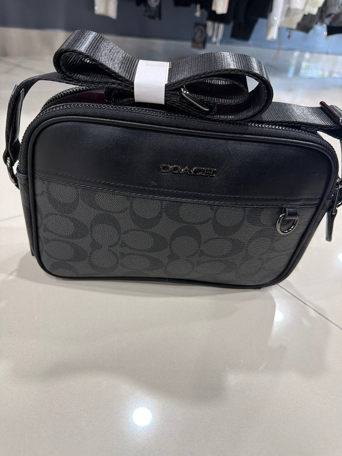 Coach negra cartera