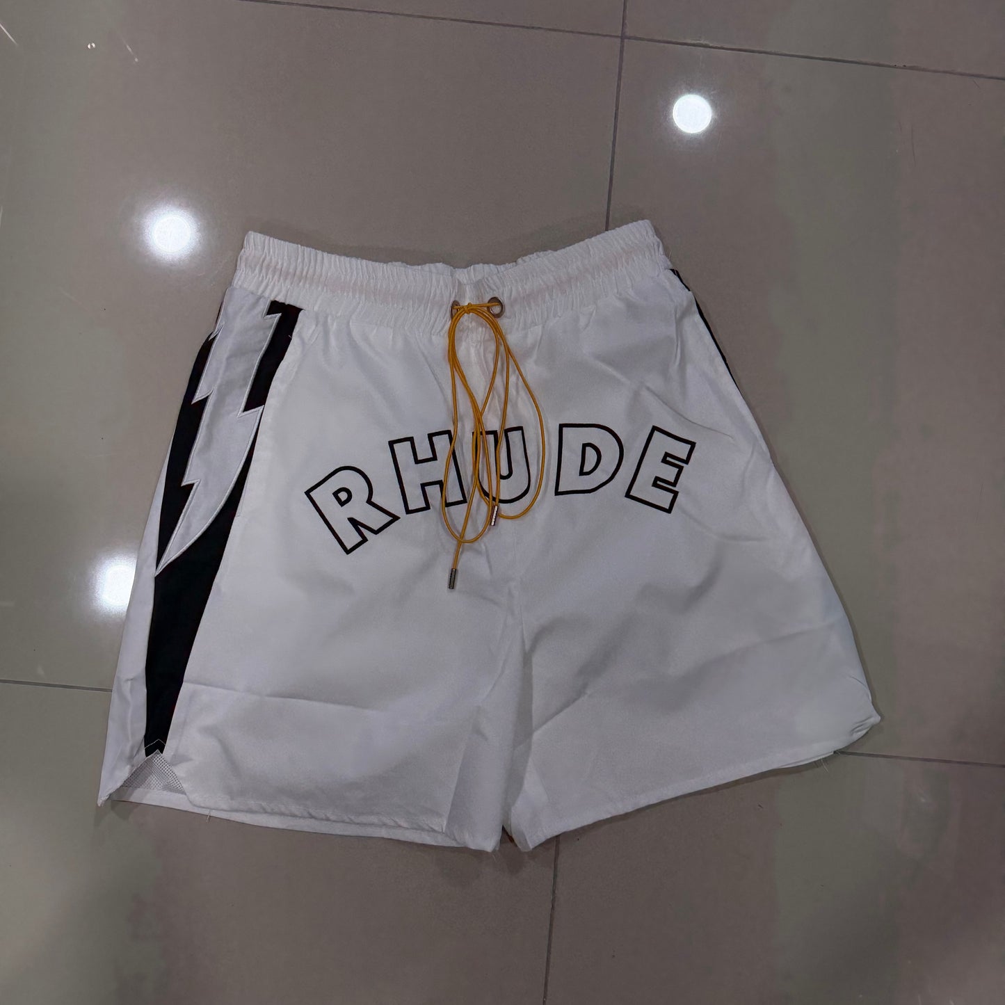 Shorts Rhude Blanco y Negro