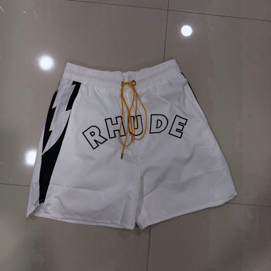 Shorts Rhude Blanco y Negro