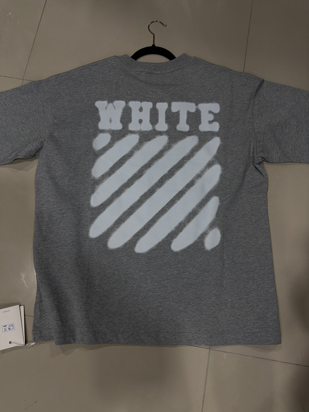 Off white gray white