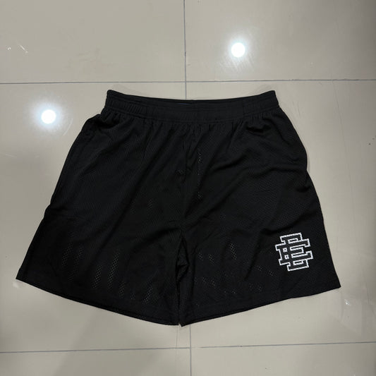 Shorts Eric Emanuel Negros Logo Blanco