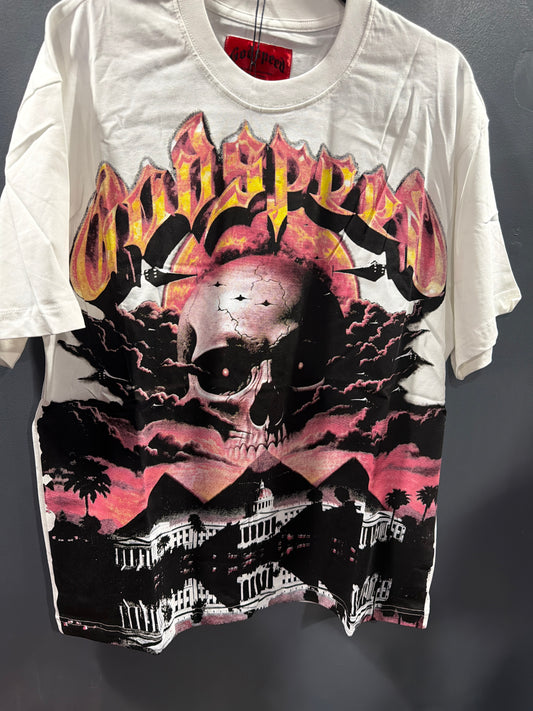Godspeed skull Pink