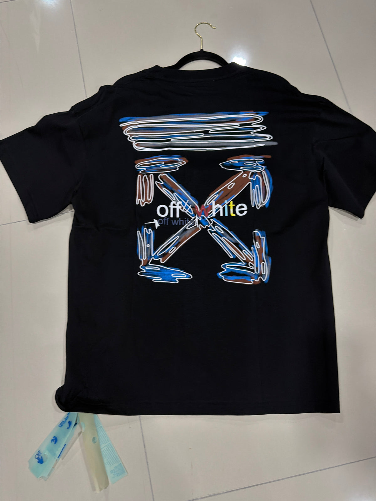 Off white black red blue