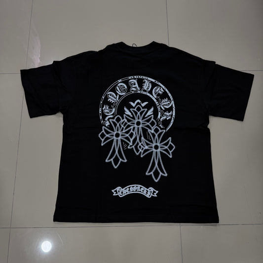 Chrome Hearts Floral Cross Graphic