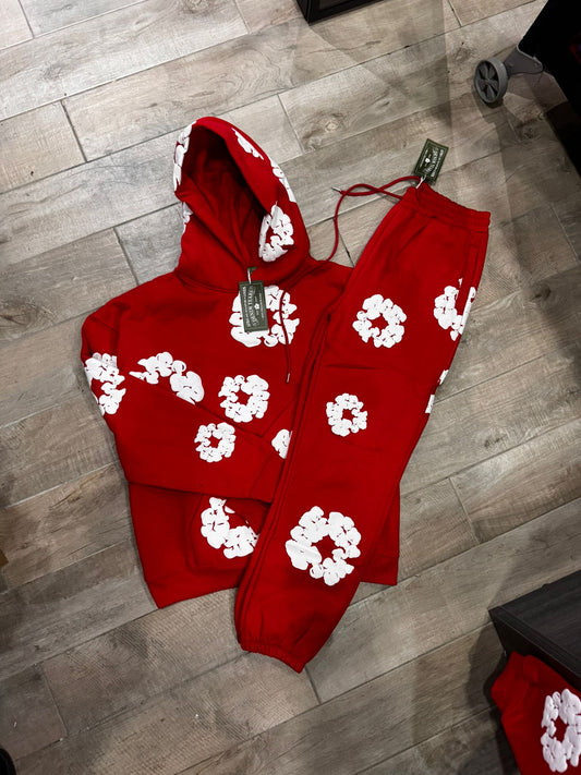 Conjunto Denim Tears Rojo