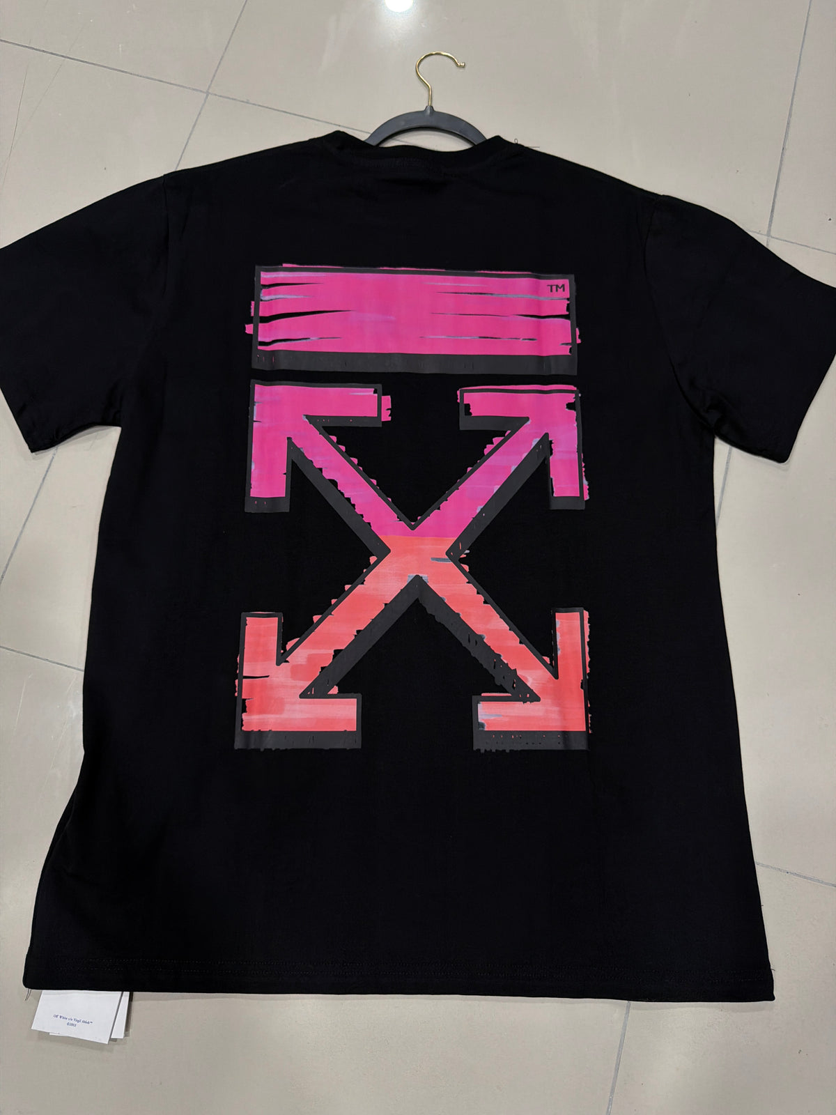 Off white black pink orange