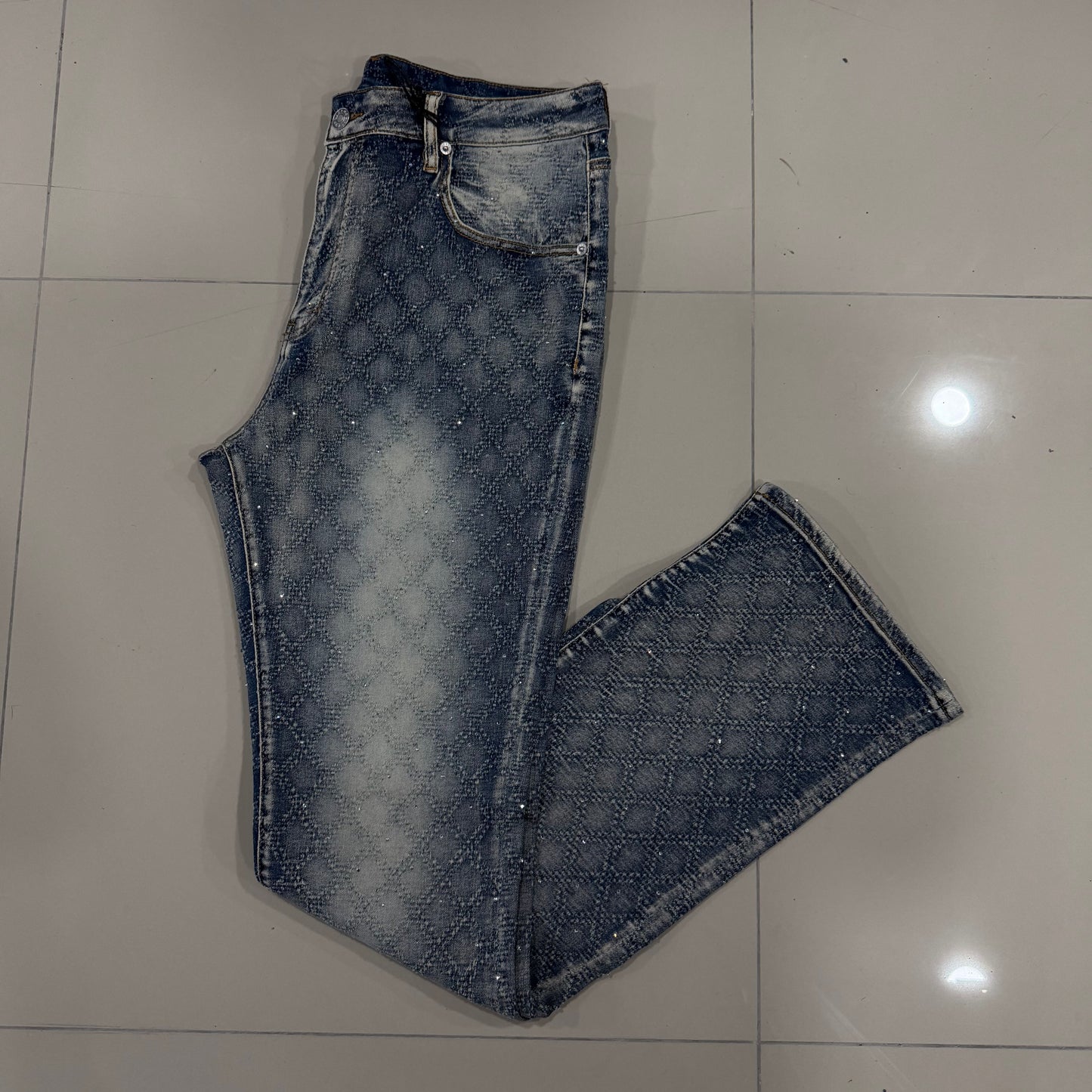 Jeans Brillo Azul
