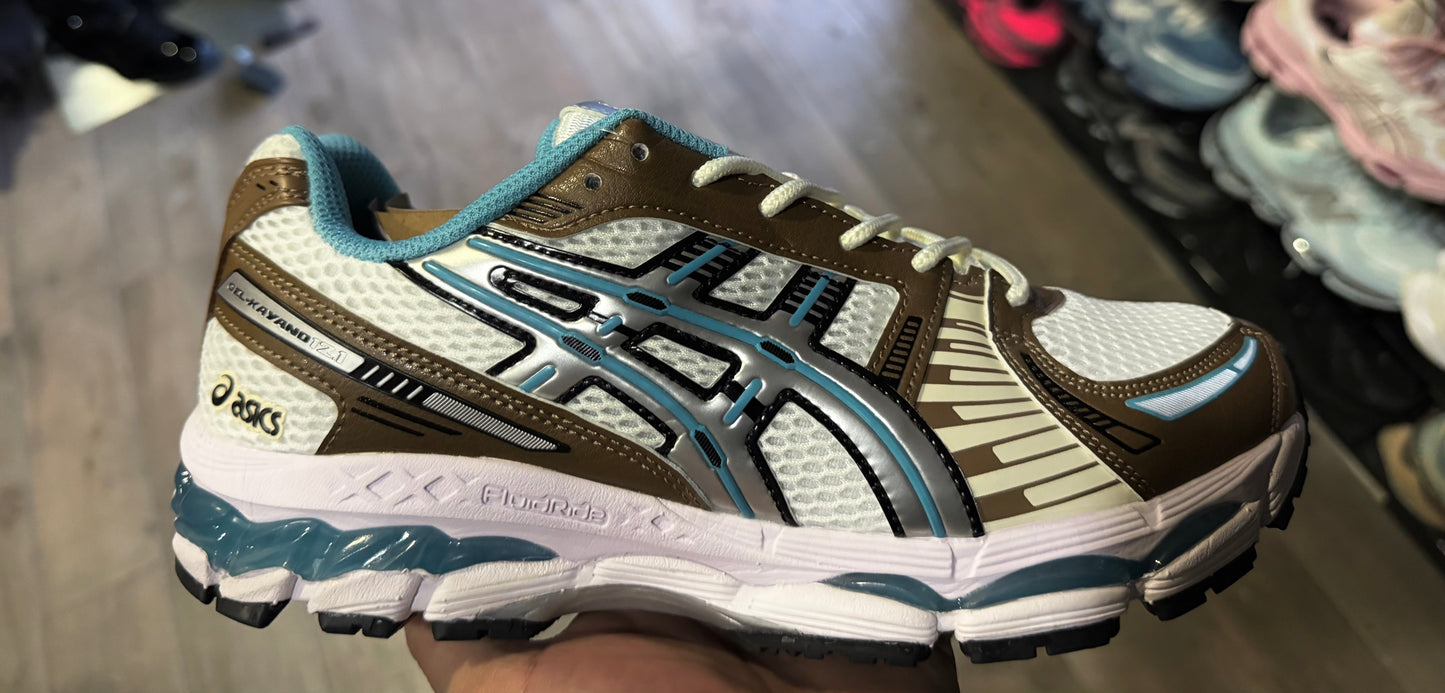 Asics Kayano brown blue