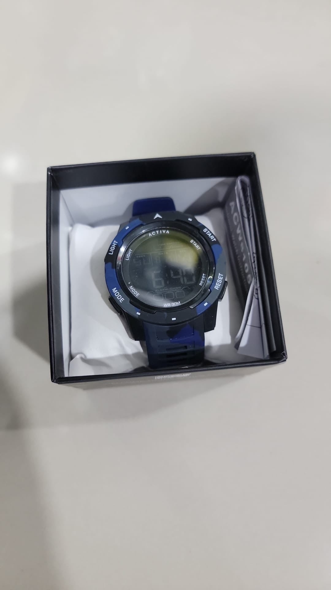 Reloj Activa Digital Azul Original