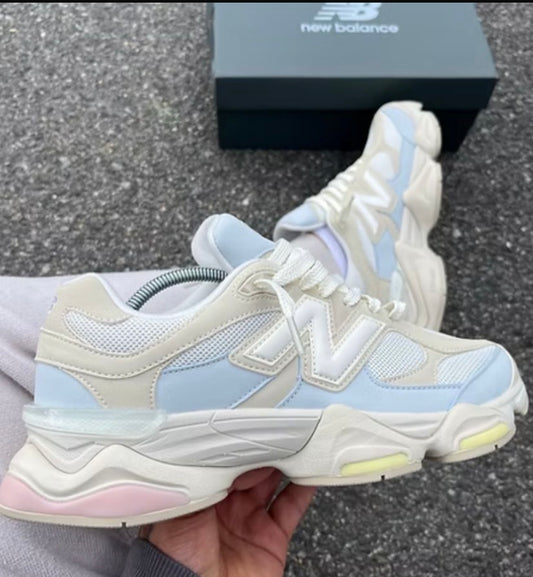 New Balance 9060 Cream Yellow pink and blue (A LA MANO)
