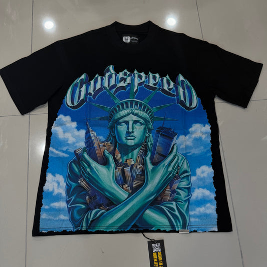 Godspeed negra estatua 6