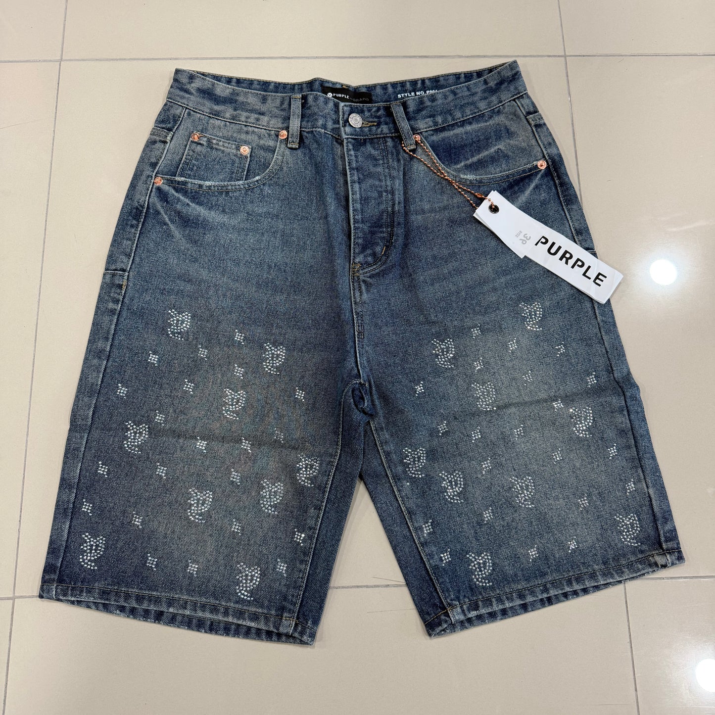 Purple Short Brillo 5 claro
