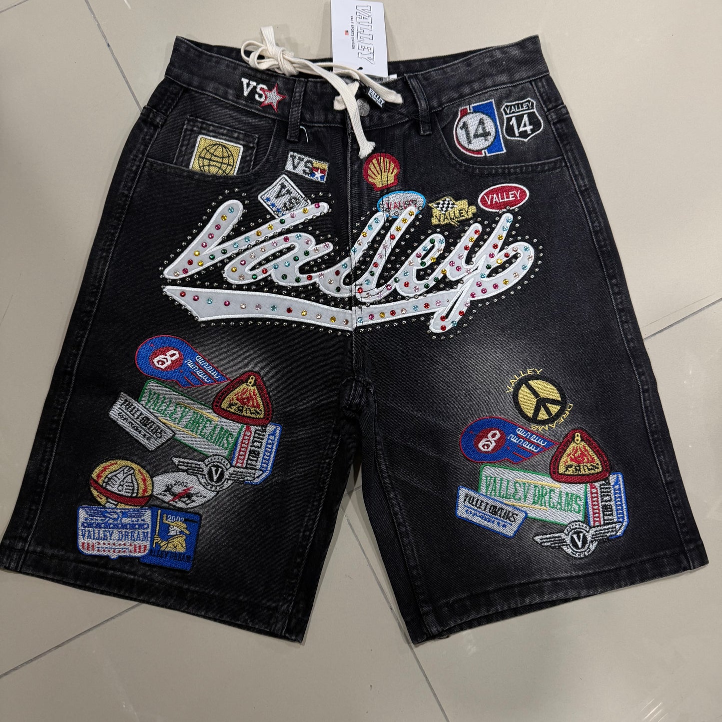 Valley Shorts jeans black