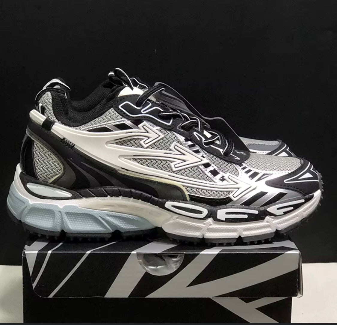 OFF WHITE White and black