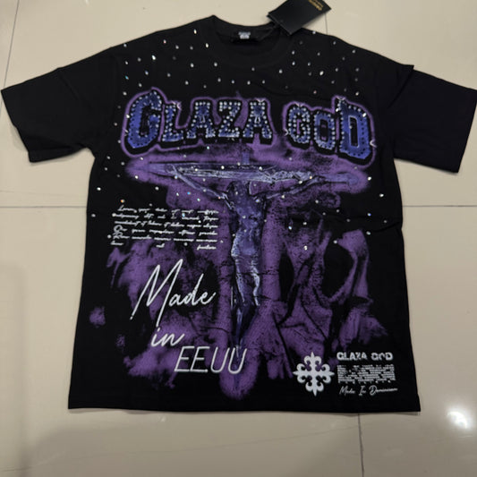 GLAZA God cruz violeta