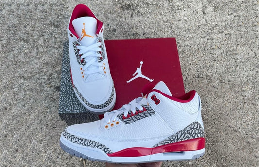 Jordan Retro 3 Cardinal Red (A LA MANO)