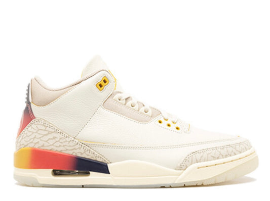 Jordan Retro 3 J Balvin Rio Crema (A LA MANO)