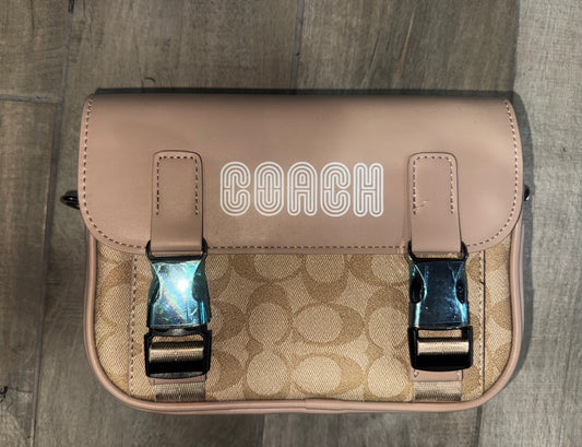 Cartera Coach (2) crema