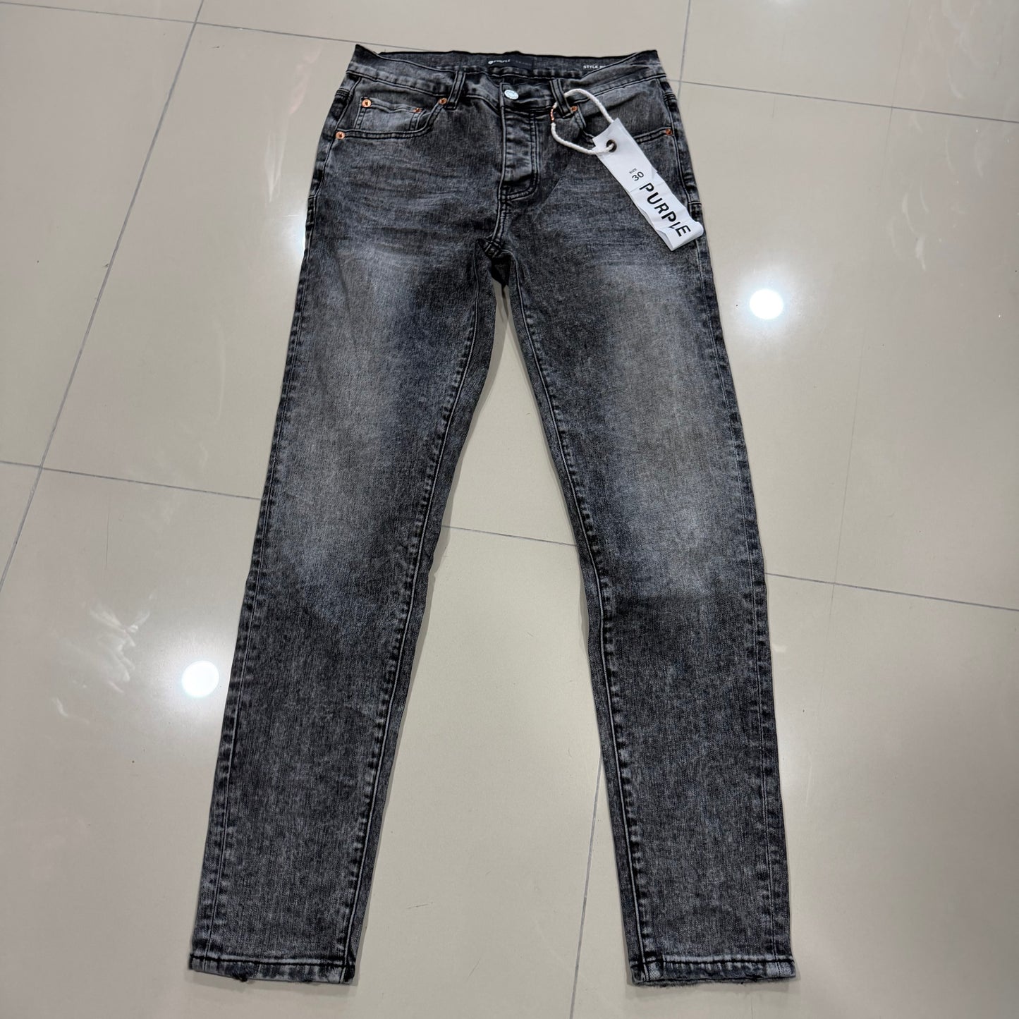 Purple washed skinny 4