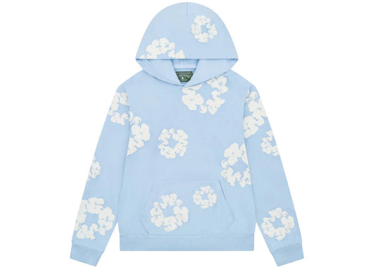Hoodie Denim Tears sky blue