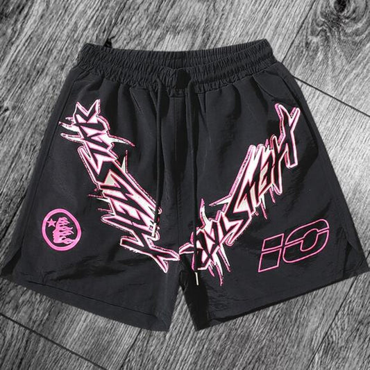 Shorts Hellstar Black Pink