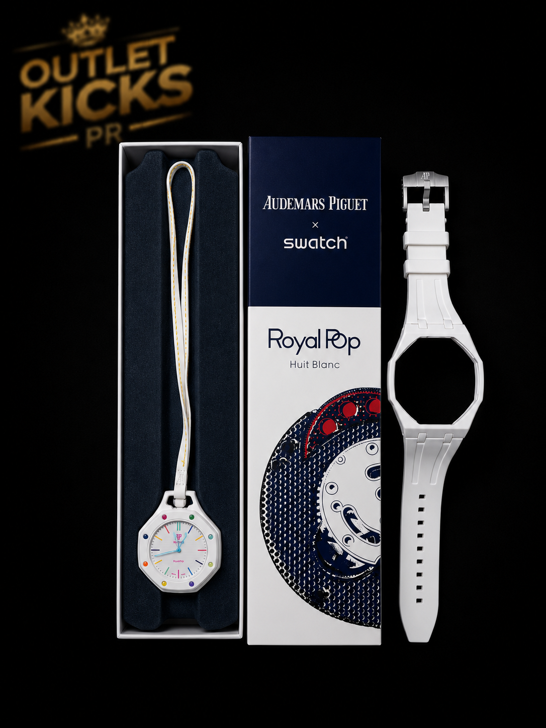 AP SWATCH ROYAL POP HUIT BLANC