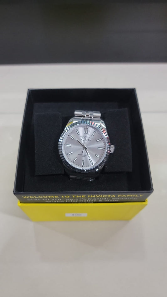 Reloj Invicta Plateado Clásico Original