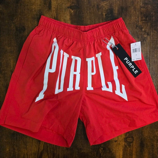 Shorts Purple Red