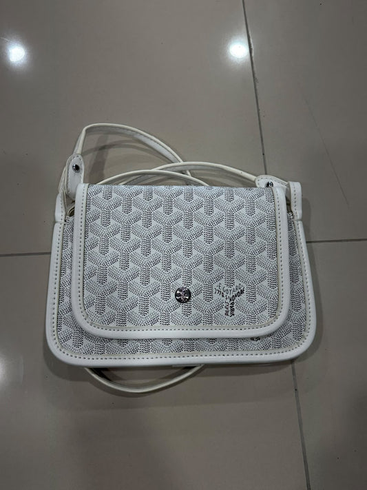 Goyard wallets white