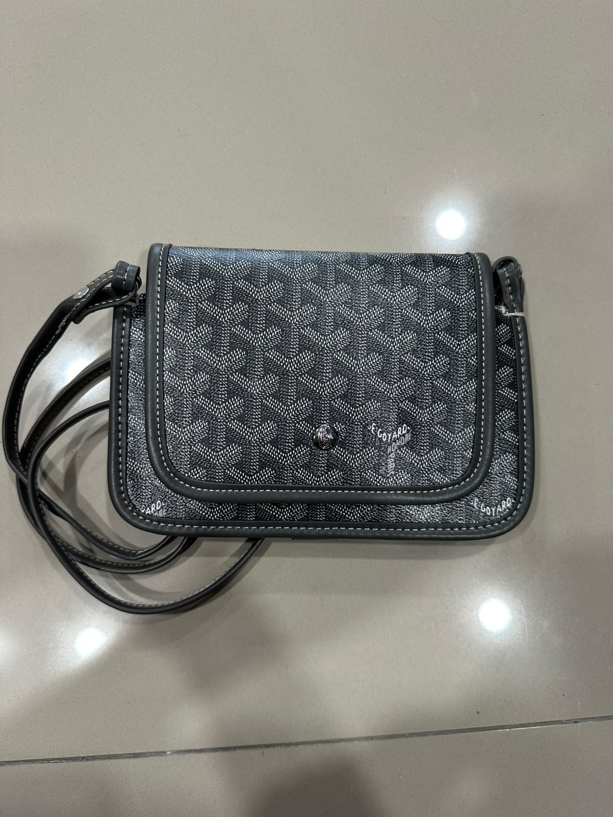 Goyard wallets grey